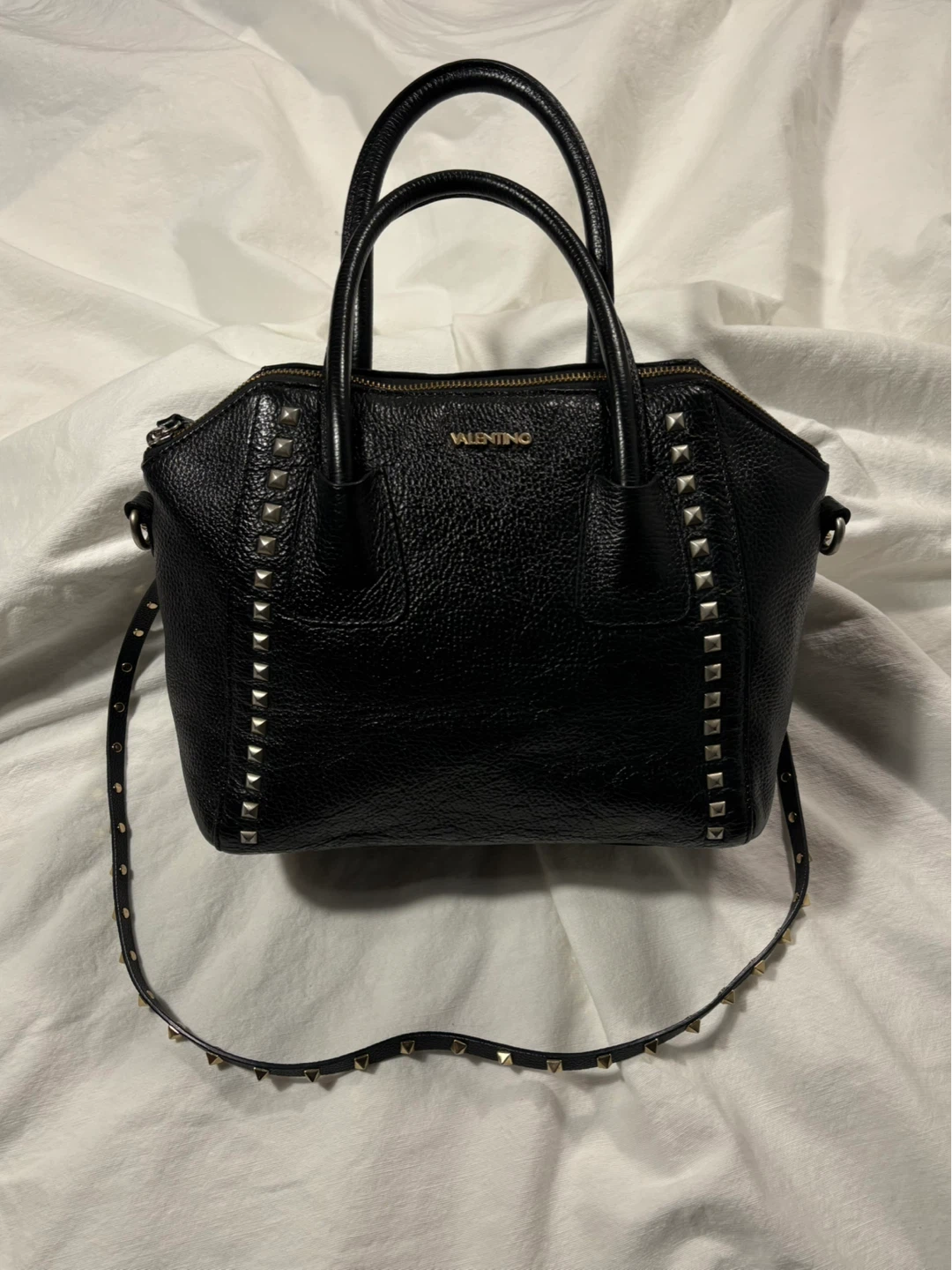 Valentino Rockstud Black Satchel Bag - photo 2