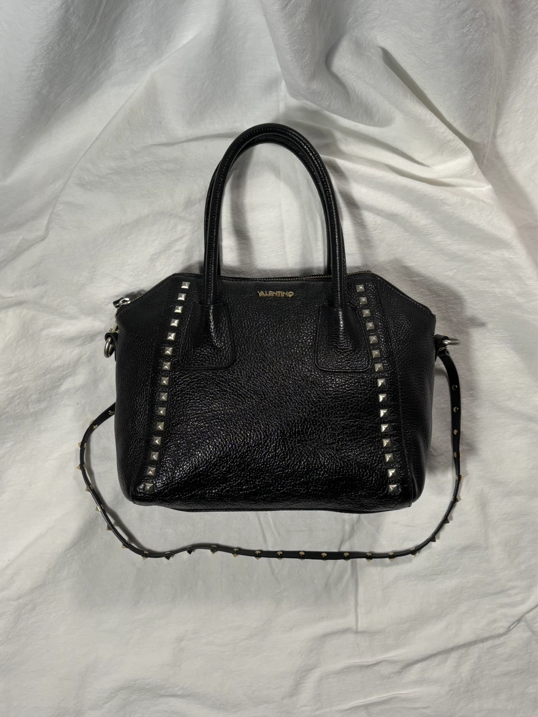 Valentino Rockstud Black Satchel Bag - photo 3
