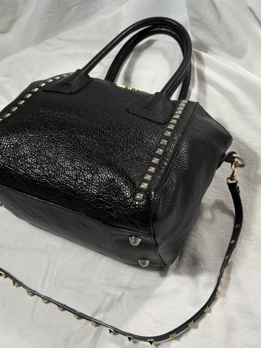 Valentino Rockstud Black Satchel Bag - photo 4
