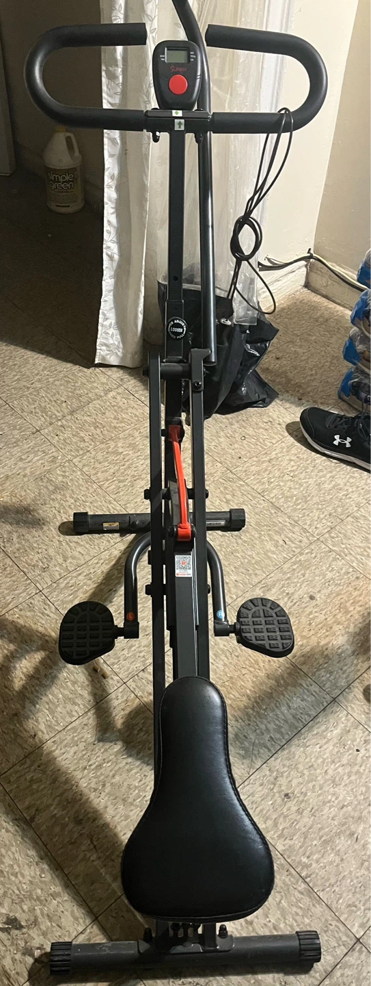 Sunny Health & Fitness "Duo" "Row-N-Ride" "Trainer"