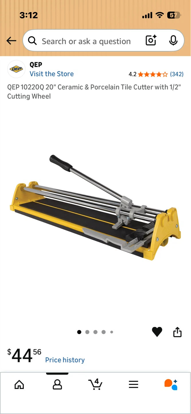 QEP 10220Q 20" Ceramic & Porcelain Tile Cutter - photo 2