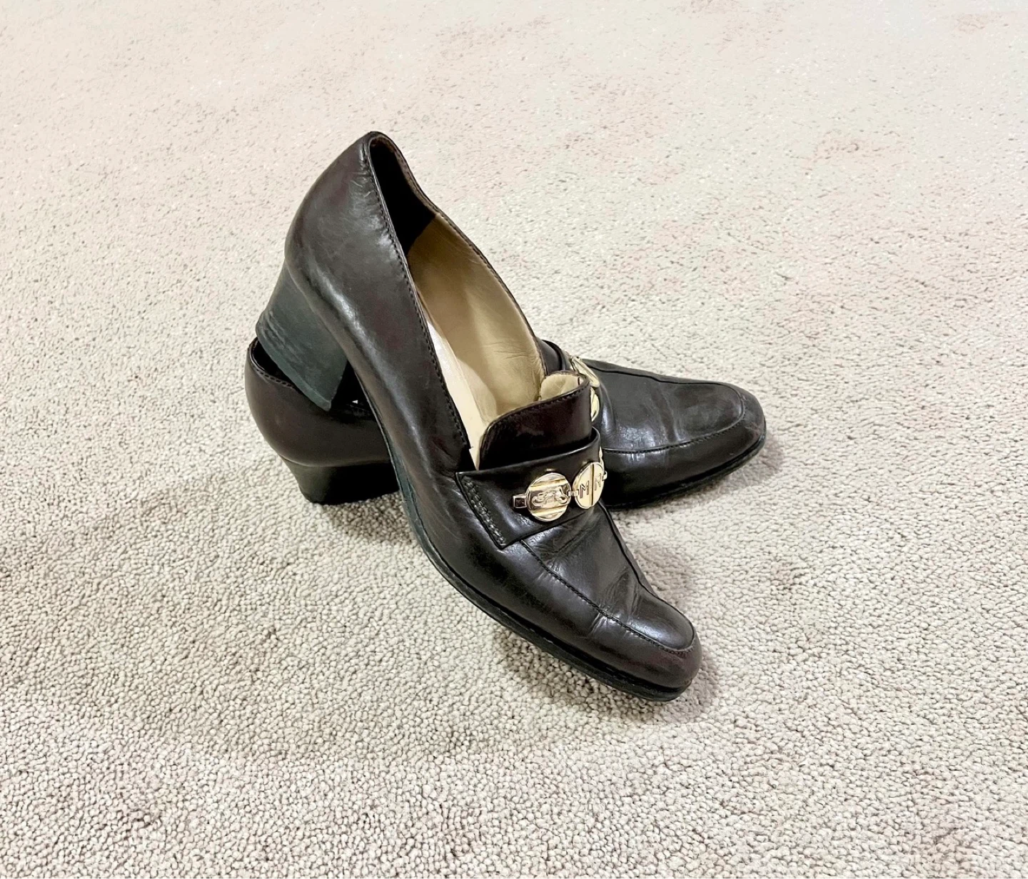 Brown shoes, size 38 (EU)