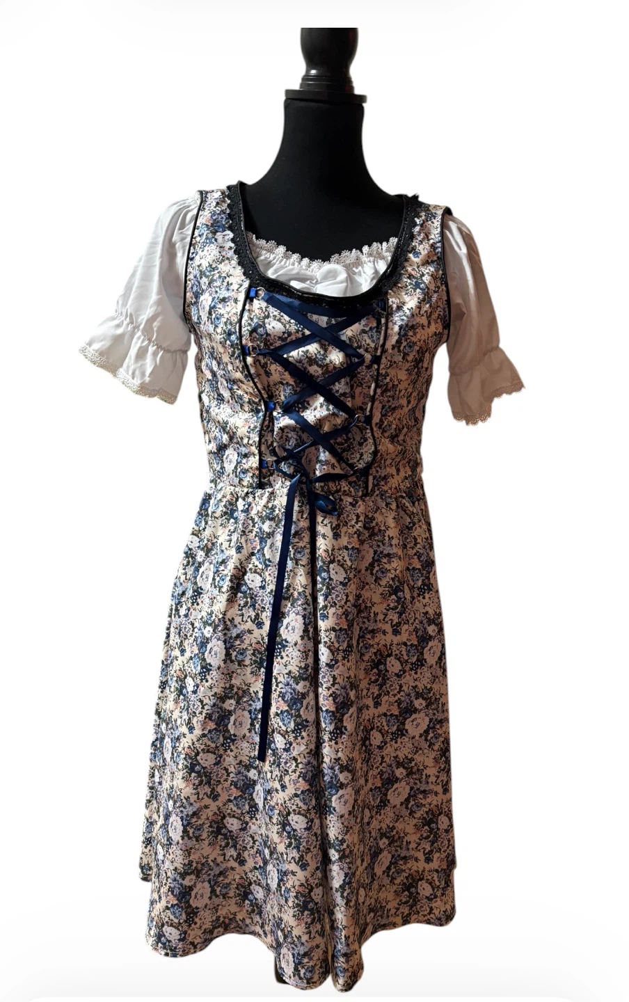 Floral Dirndl Dress with Blouse
