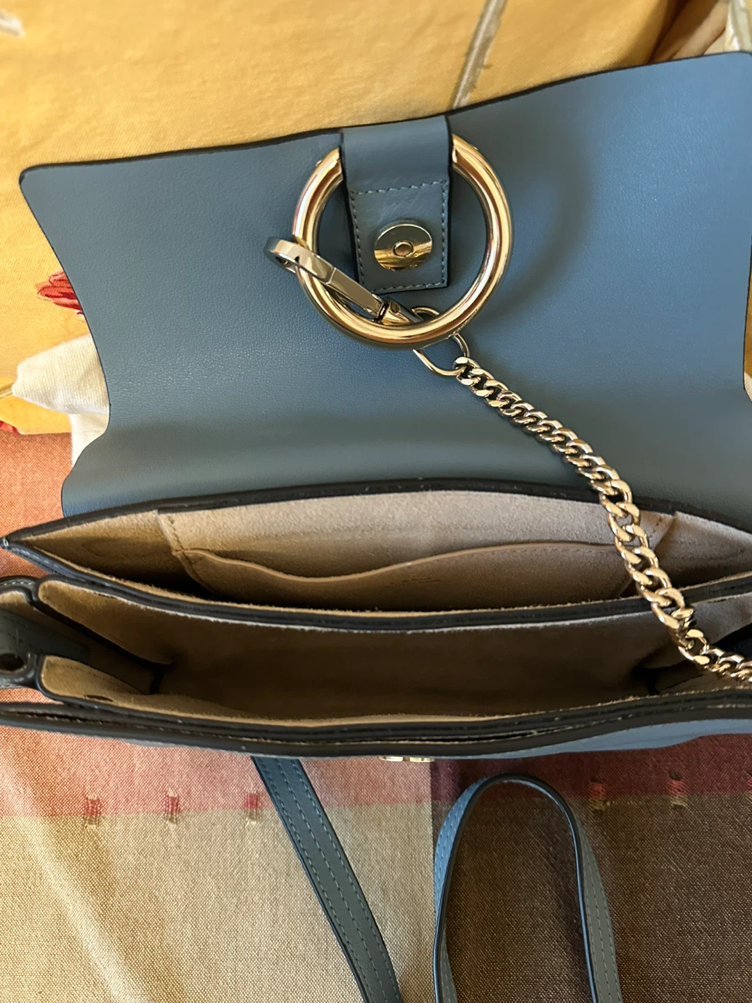 Chloe Small crossbody Bag - Suede & Leather - photo 4