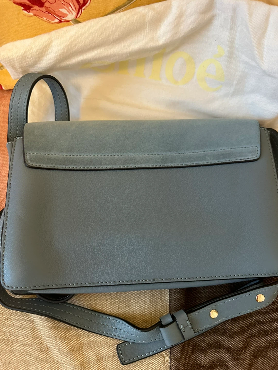 Chloe Small crossbody Bag - Suede & Leather - photo 5