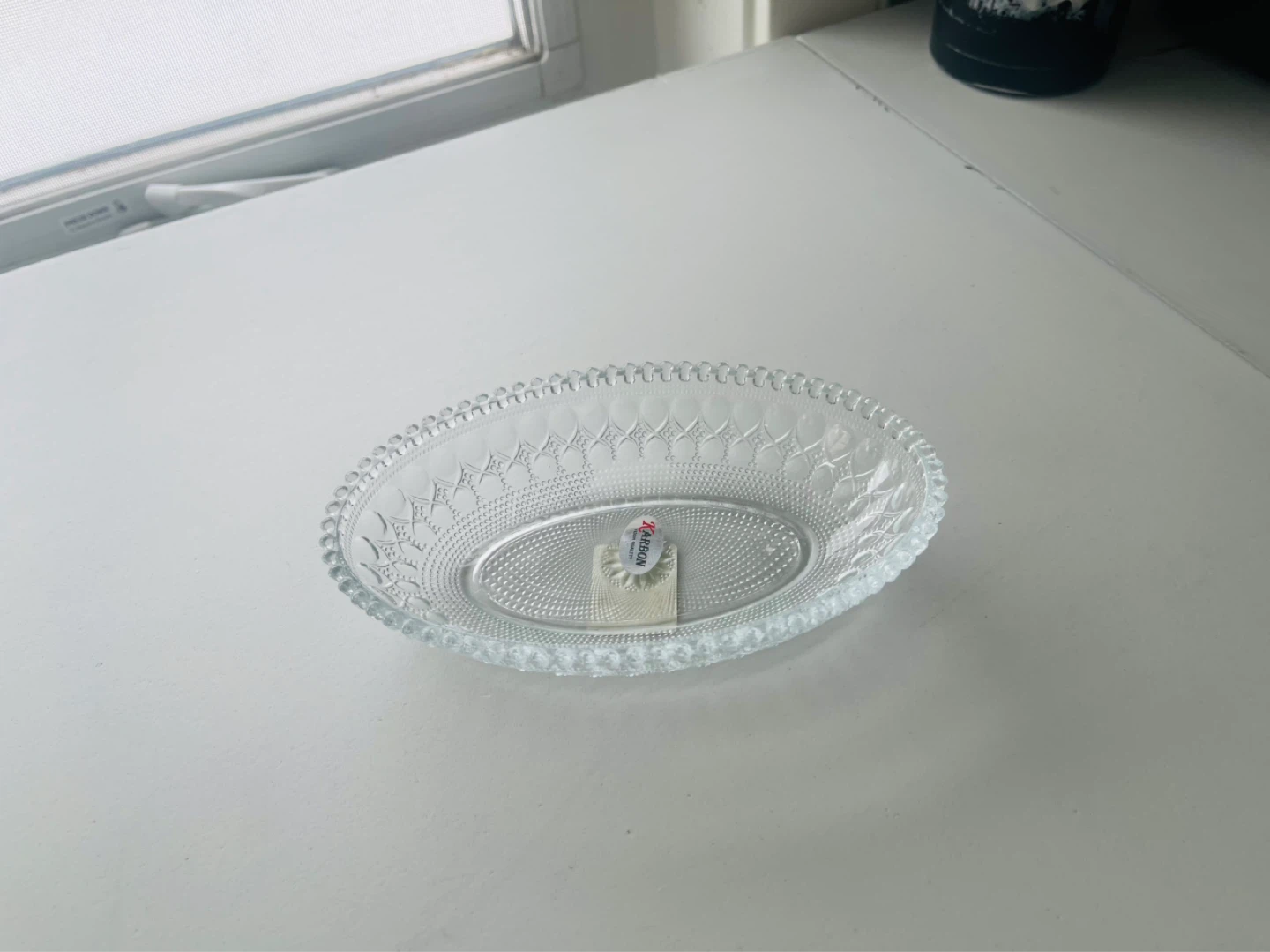 2 Clear Glass Oval Serving Dishes - photo 4