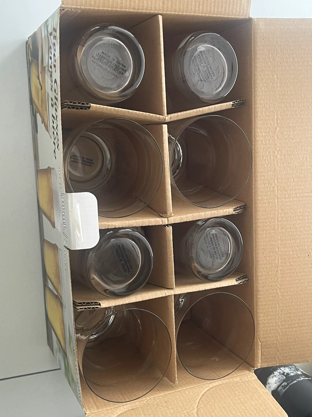 Crystal King Beer Glasses Set (8 glasses, 590ml/20oz each) - photo 2