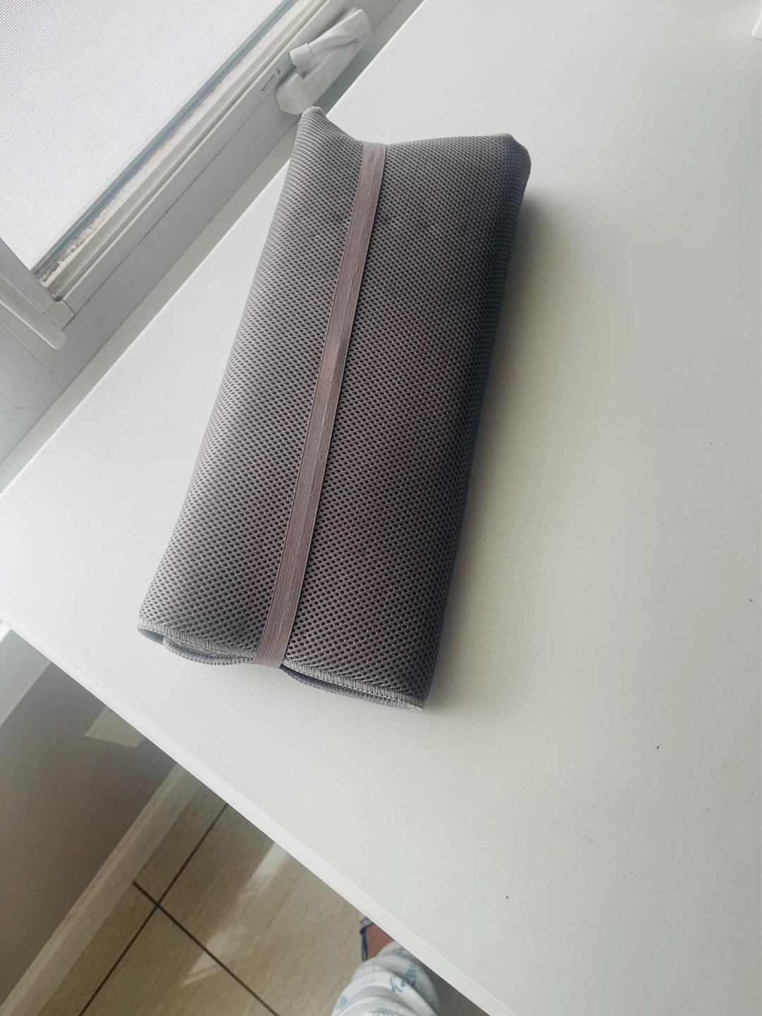 Grey Dish Drying Rack with Mat - photo 2