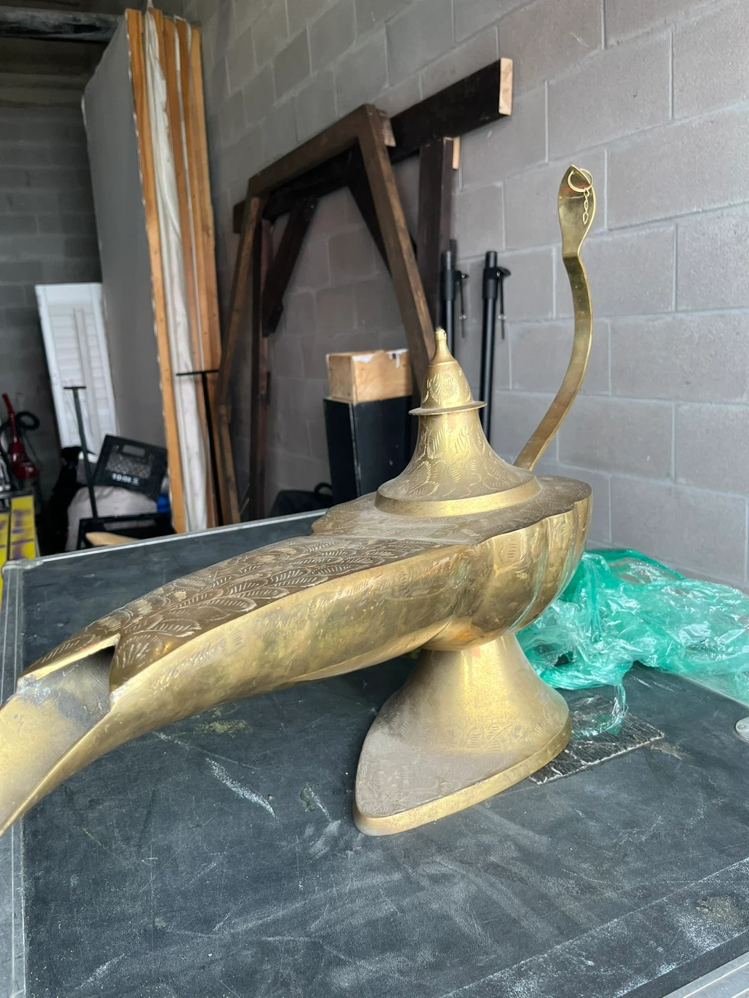 Brass Genie Lamp - photo 3