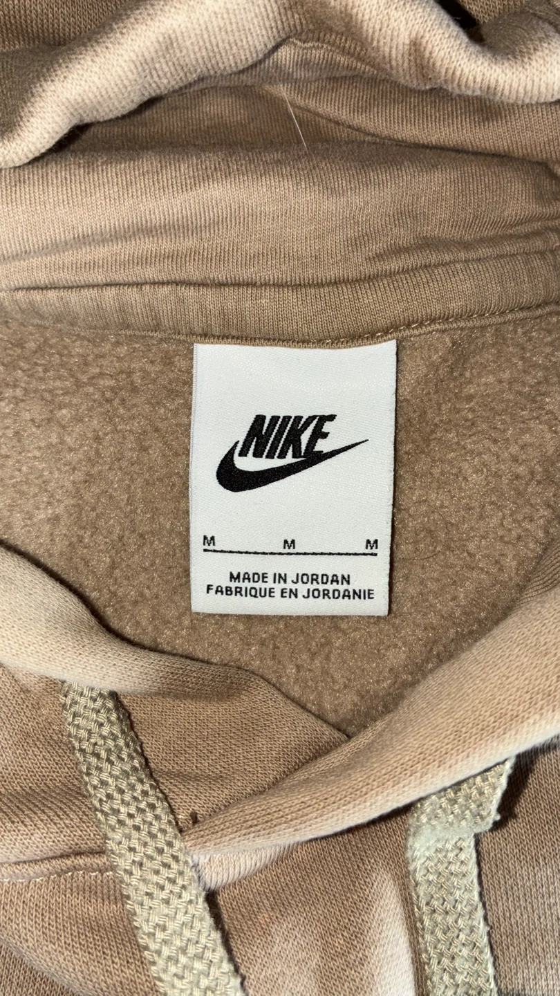 Beige Nike Sportswear Club Fleece Pullover Hoodie! - photo 3