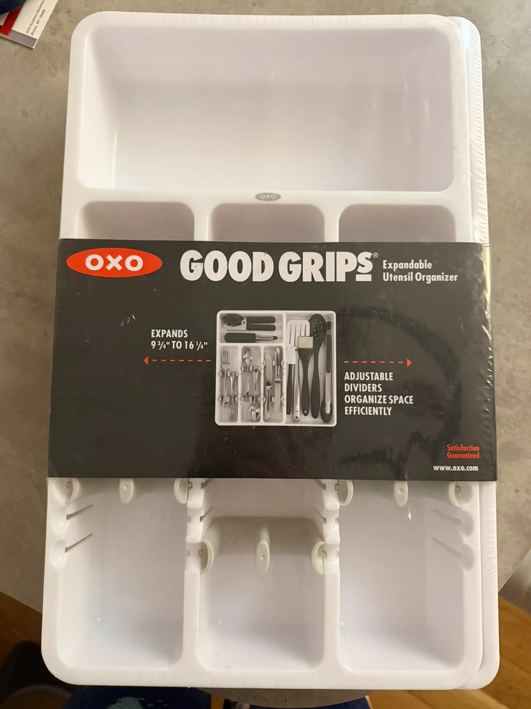 OXO Good Grips Expandable Utensil Organizer - White