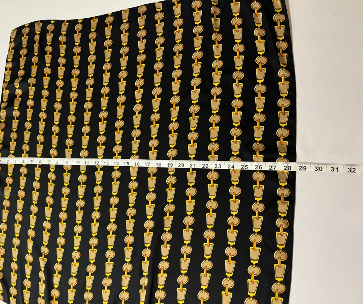 Ladies Black and Gold Link Scarf - photo 4