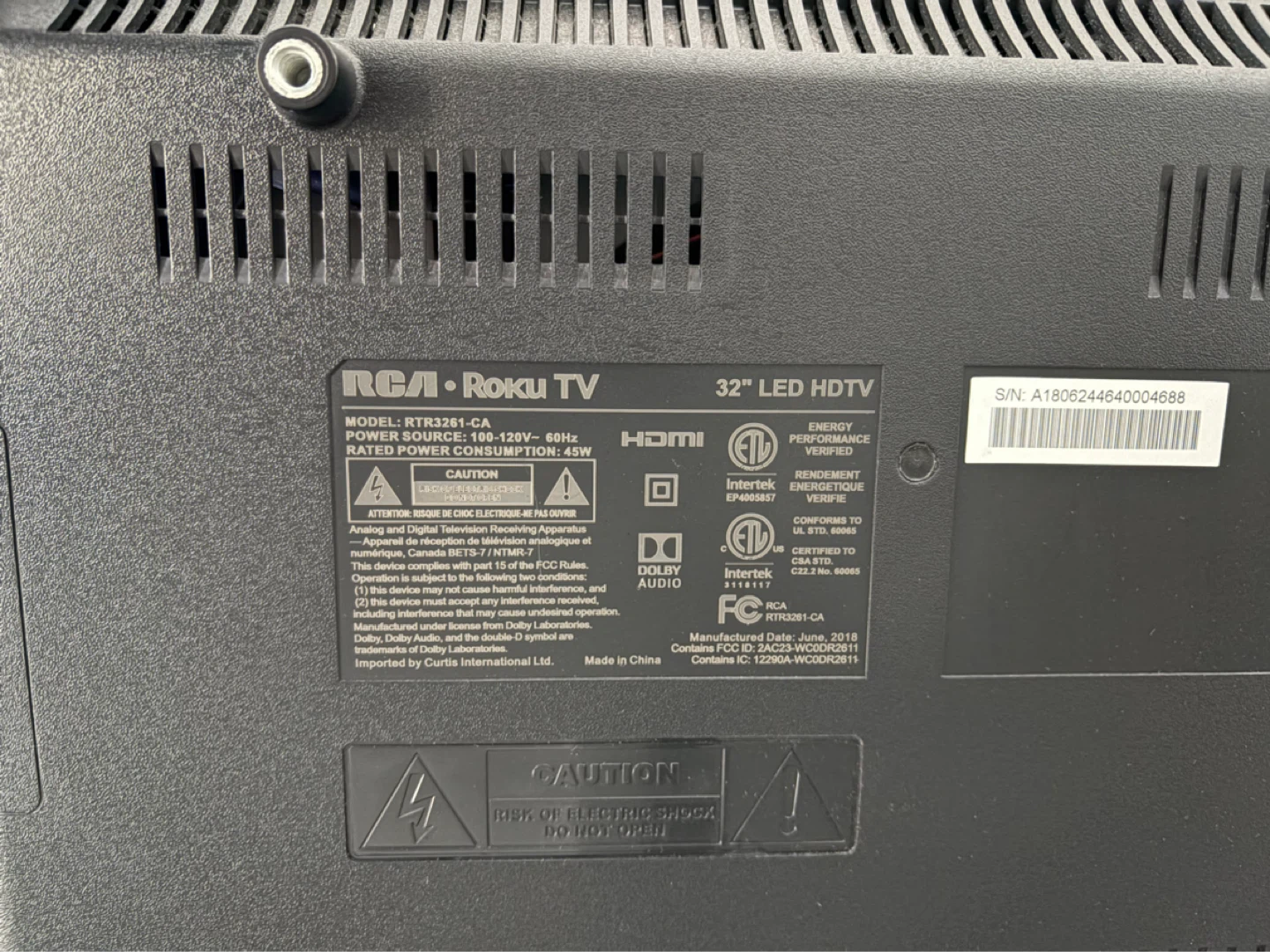 ROKU 32” TV smart tv - photo 3