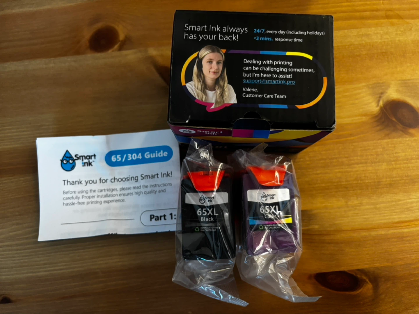 Smart Ink 65XL Remanufactured Ink Cartridges (Color & Black) - photo 2