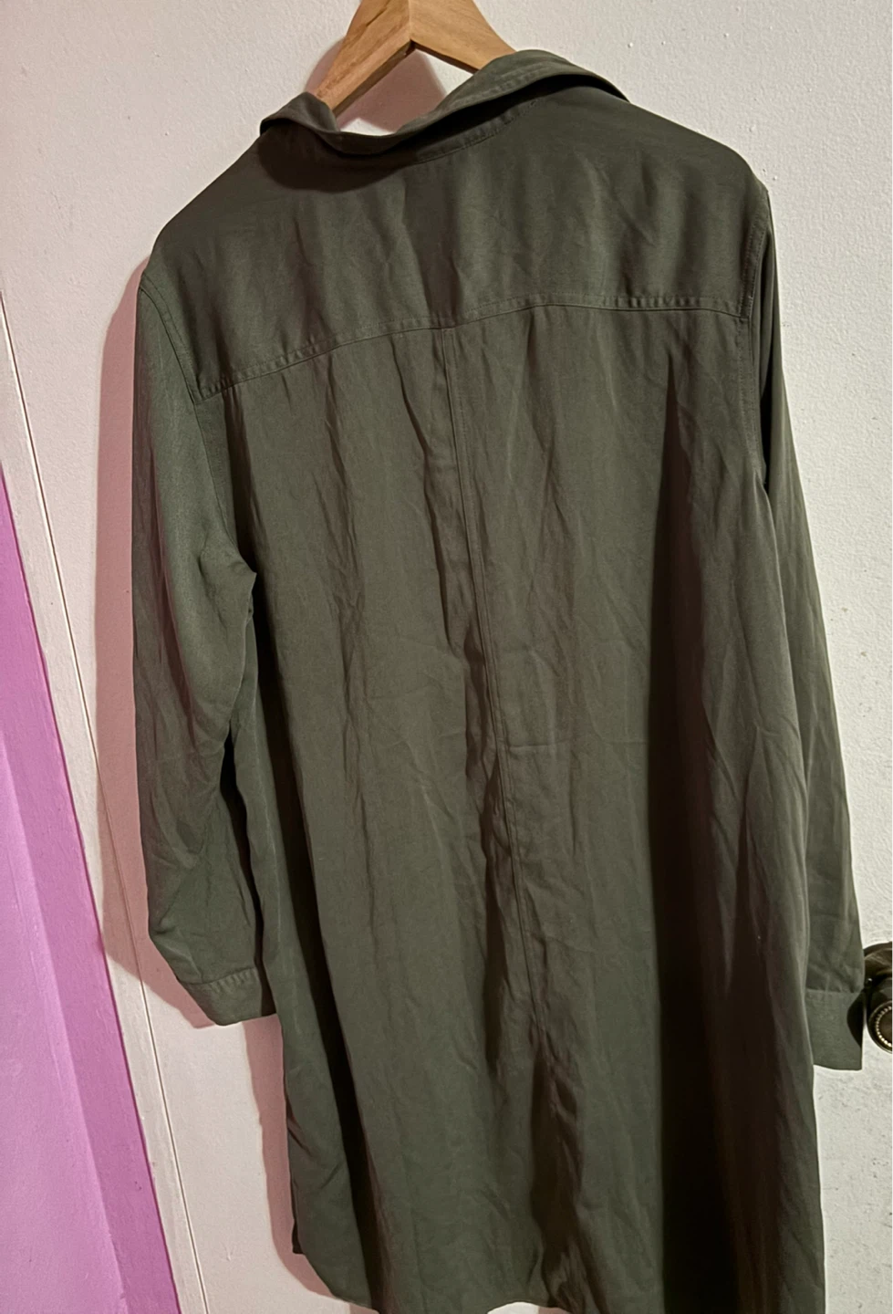 Joe Fresh Green Tunic Shirt Dress XL - photo 2