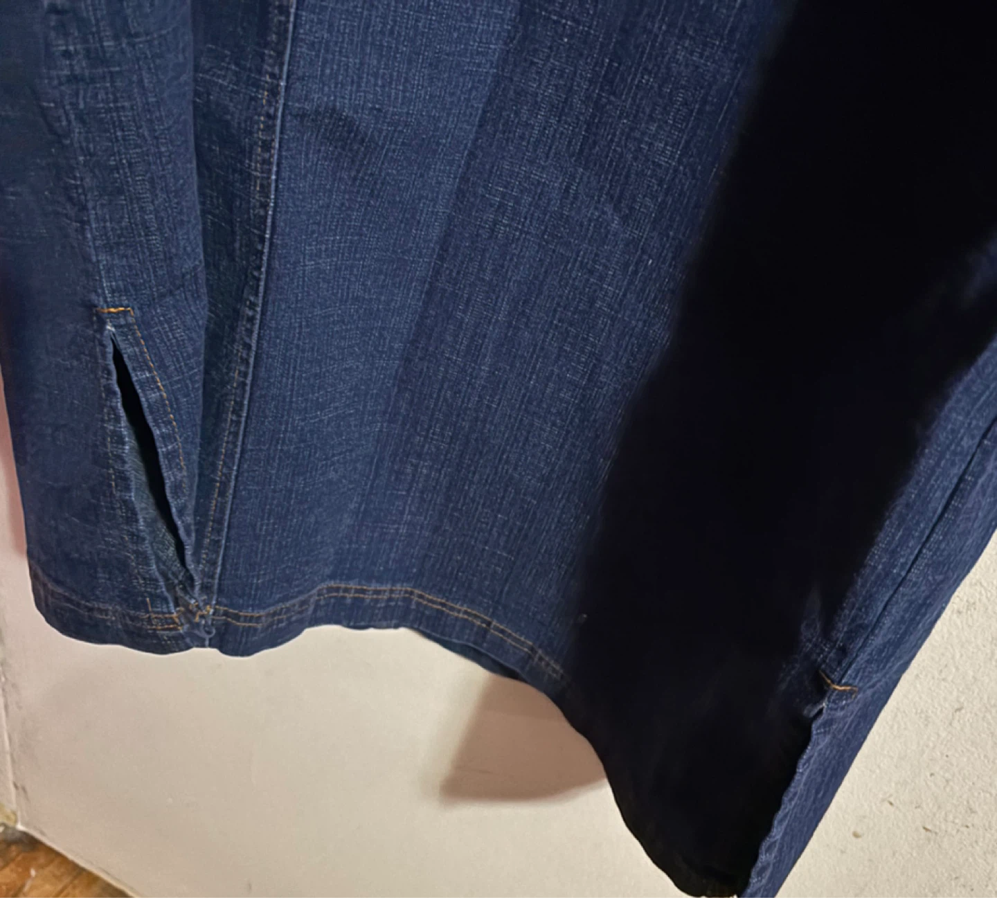 Dark Wash Denim Maxi Skirt - photo 4
