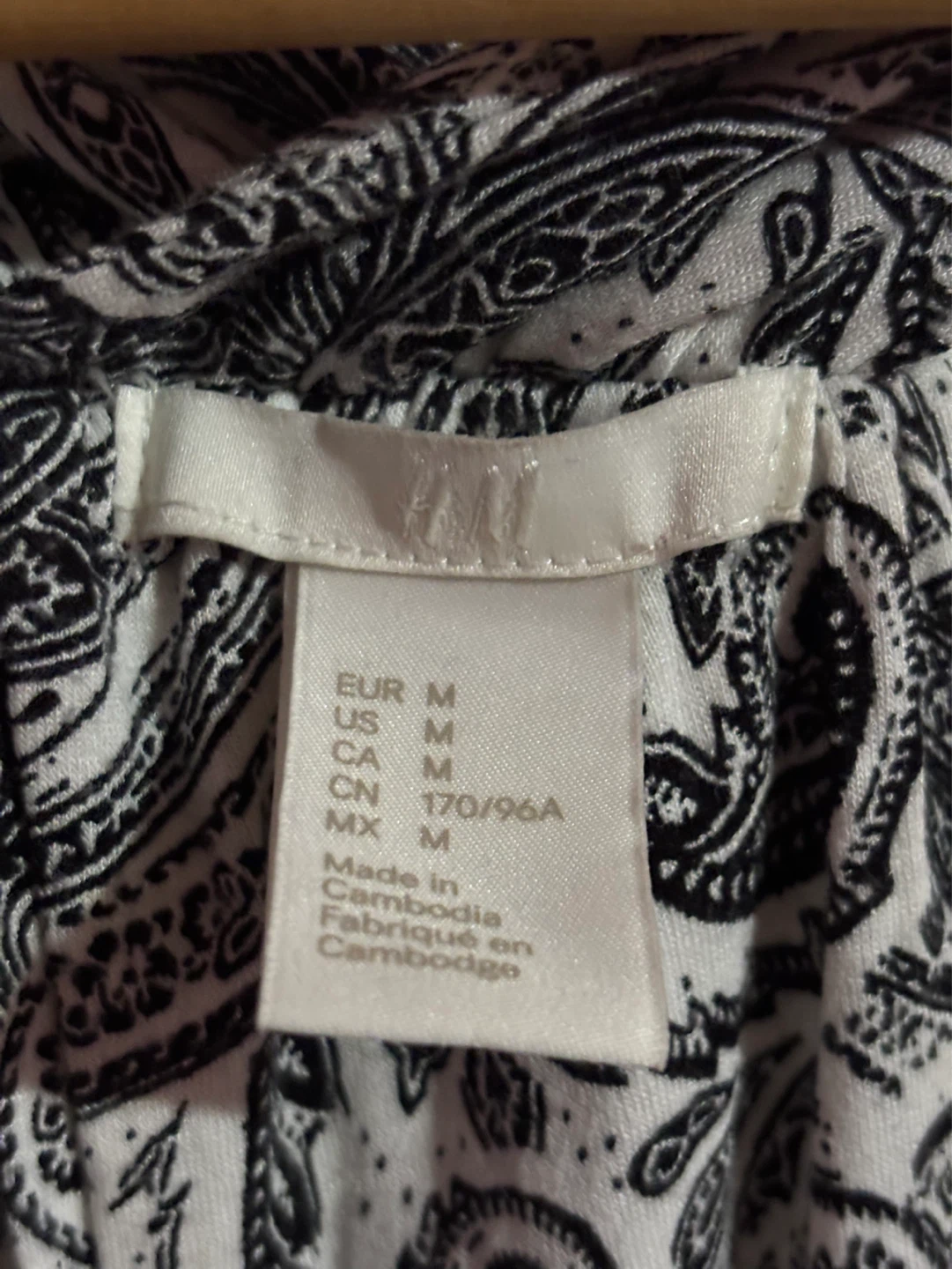 H&M Paisley Maxi Dress Size M