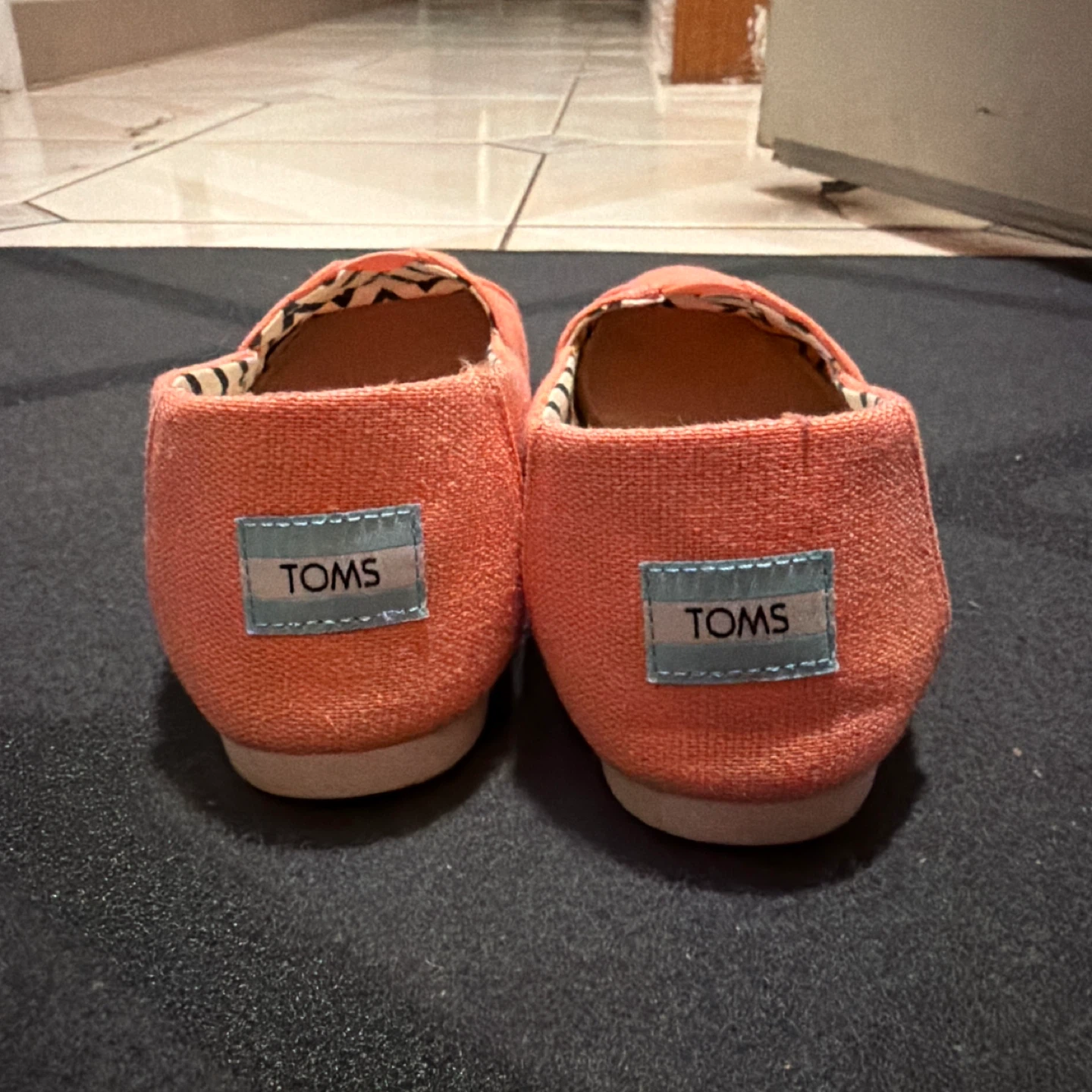 TOMS Coral Canvas Flats - Women's Size 7.5 - photo 2
