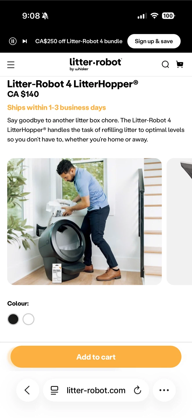 Litter-Robot 4 LitterHopper Automatic Cat Litter Brand New - photo 3