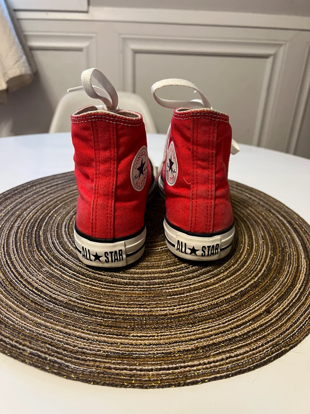 Red Converse All Star High Top Sneakers - photo 3