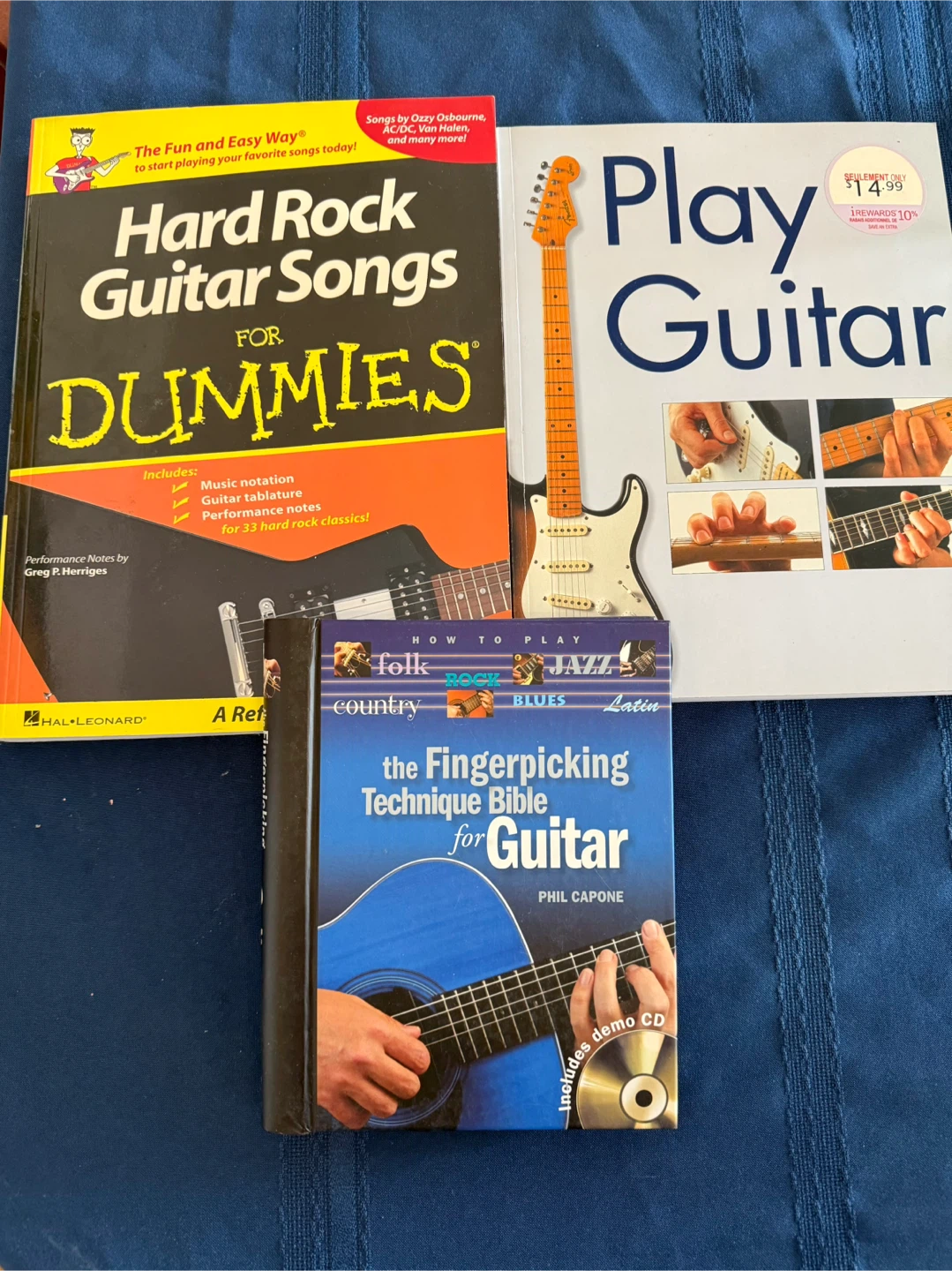3 guitar books