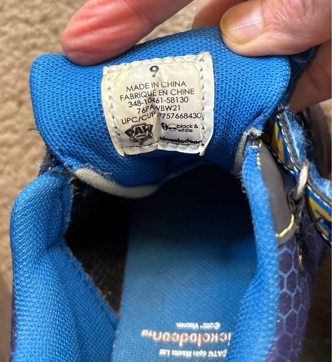 Beautiful Paw Patrol Chase Toddler Shoes by Nickelodeon (Size 9) - photo 4