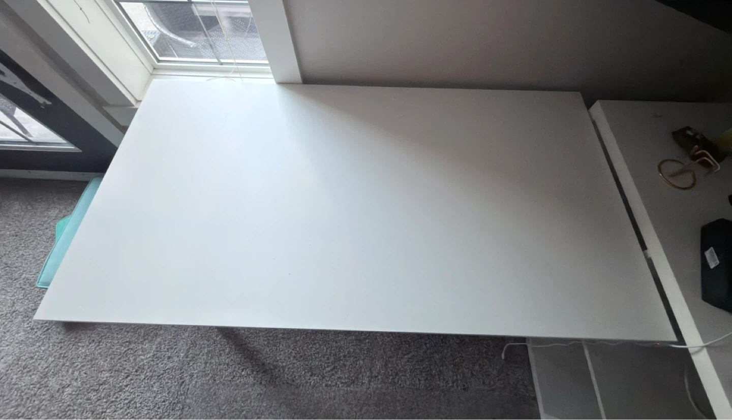 IKEA White Table Style Desk - photo 2