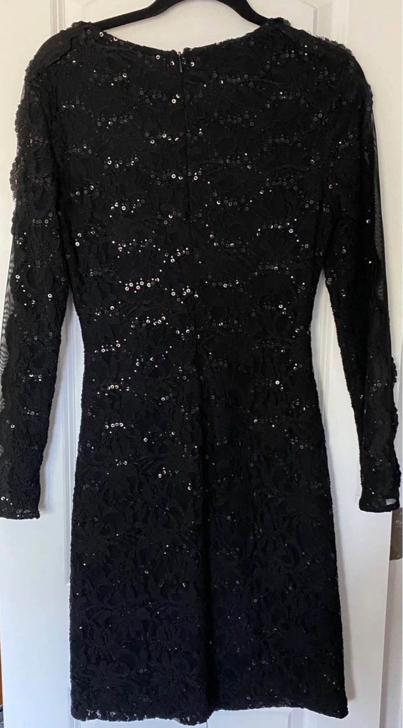 Ralph Lauren Black 🖤 Dress 👗 Size 10 - photo 3