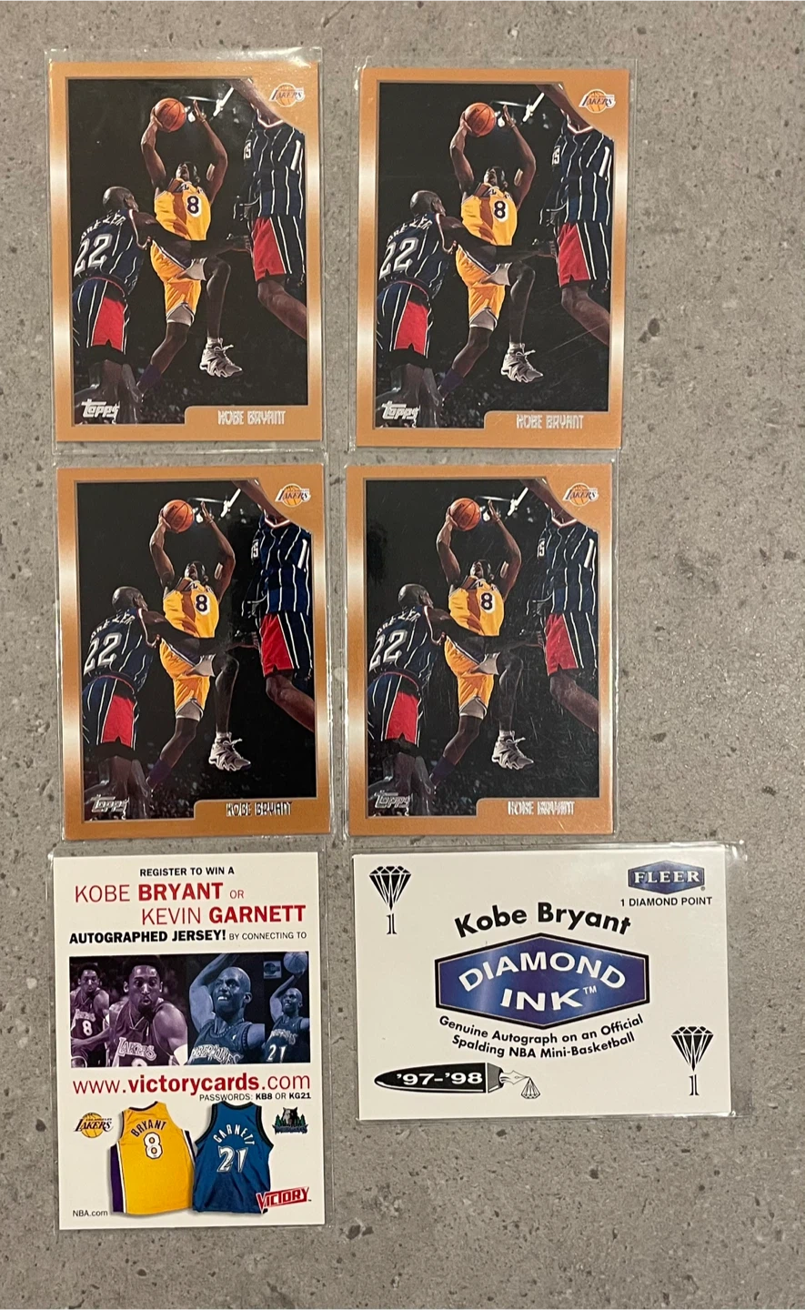 Kobe Bryant Basketball Cards