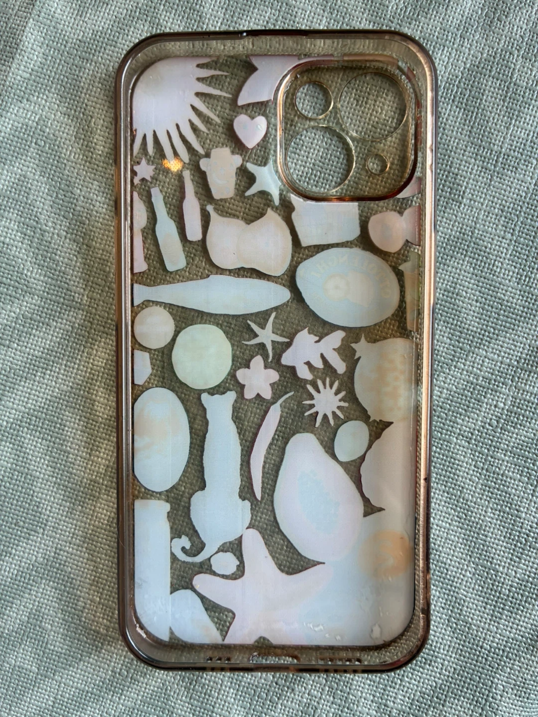 iPhone 14 Pro Clear case with Collage Design - photo 2