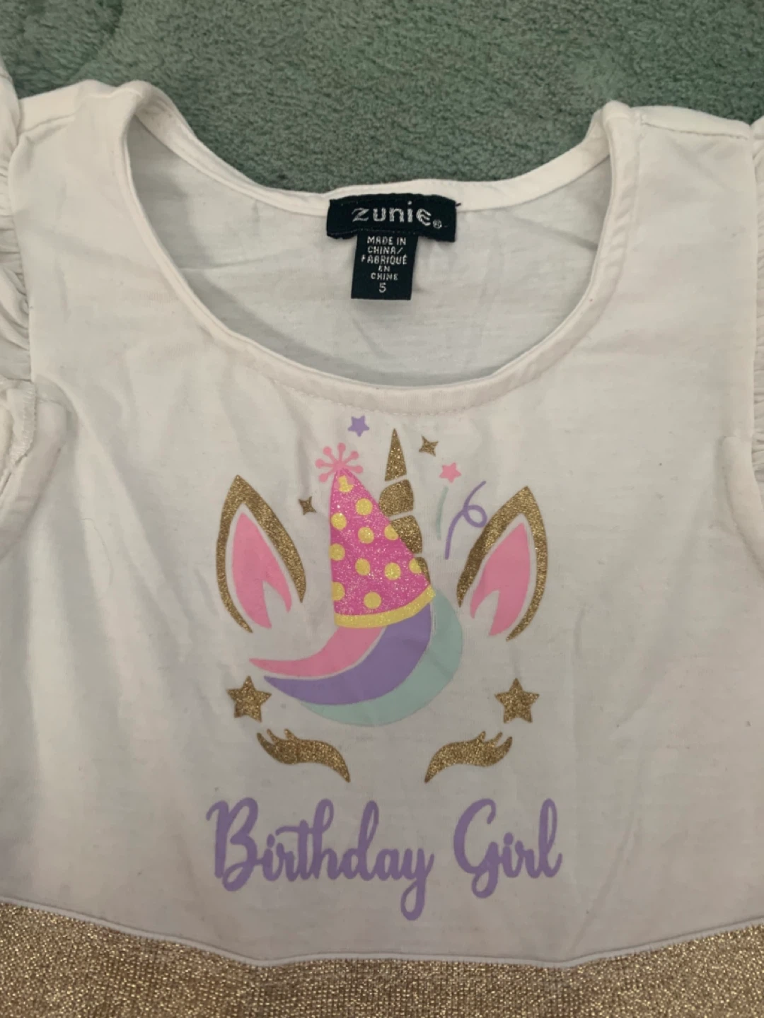Birthday Girl Unicorn Dress size 5 - photo 2