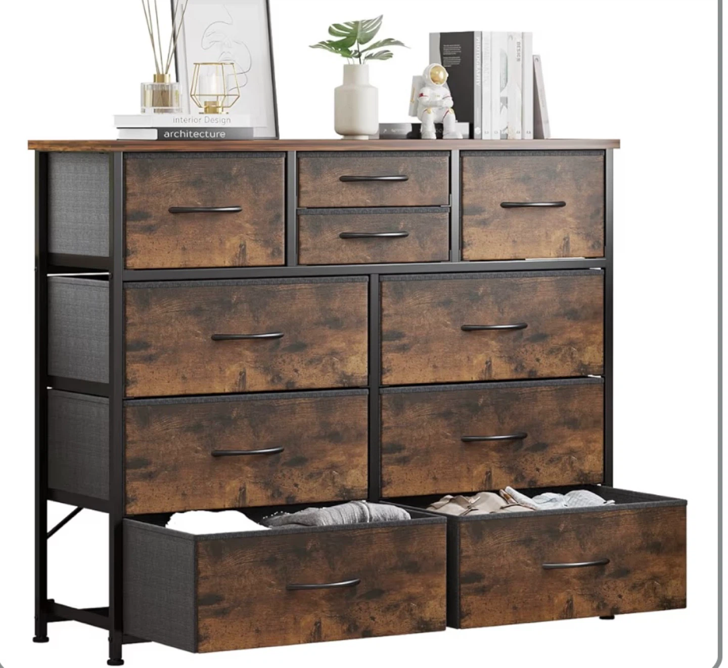 9 Drawer Dresser Storage Unit - photo 3