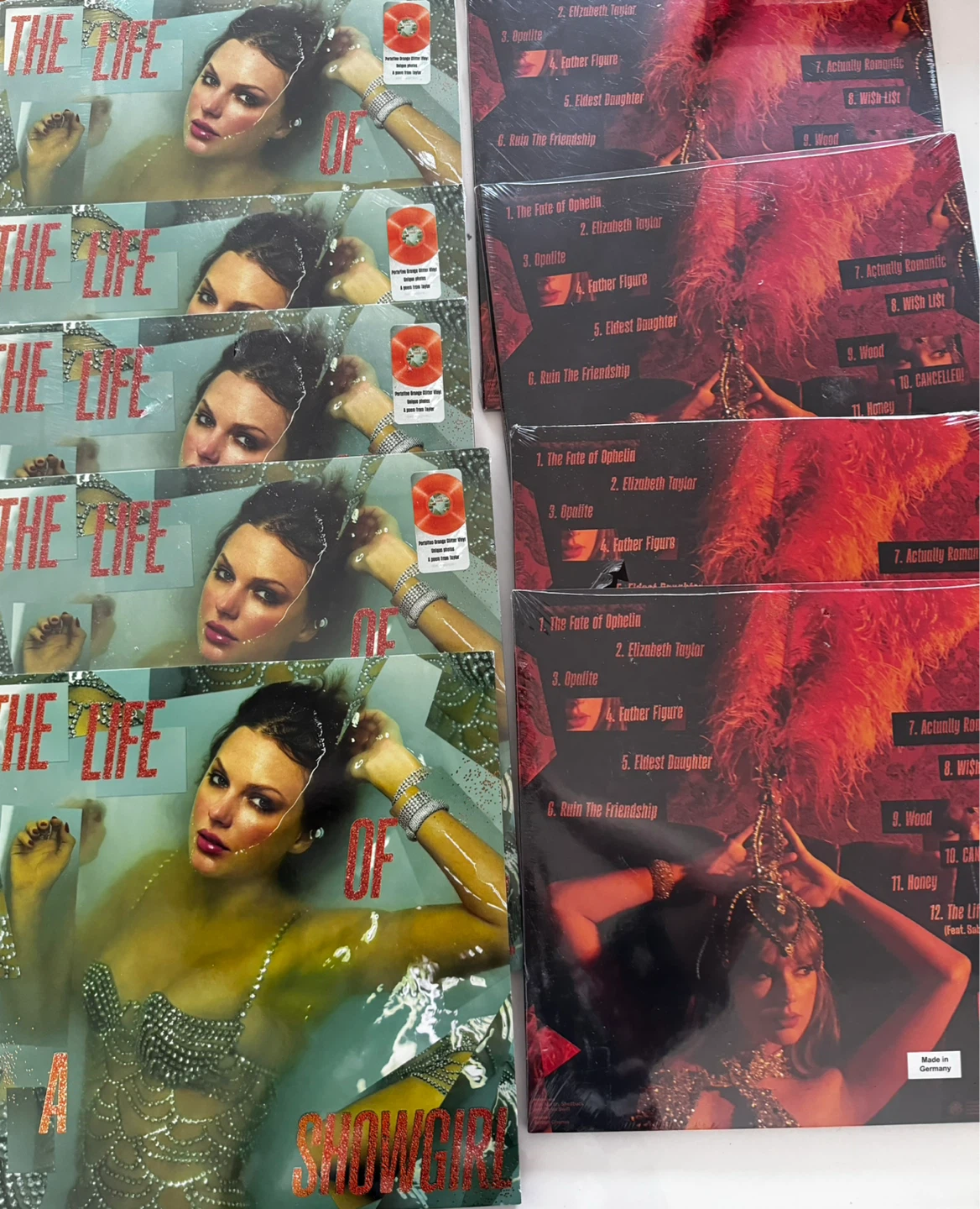 Taylor Swift The Life of a Showgirl Vinyl Record