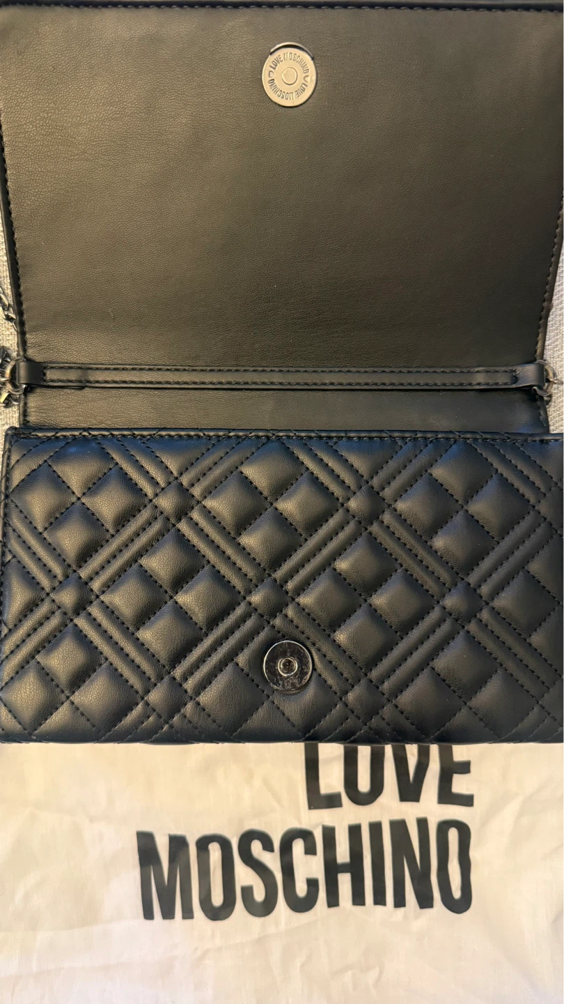 Moschino Quilted Chain Shoulder Bag - photo 2