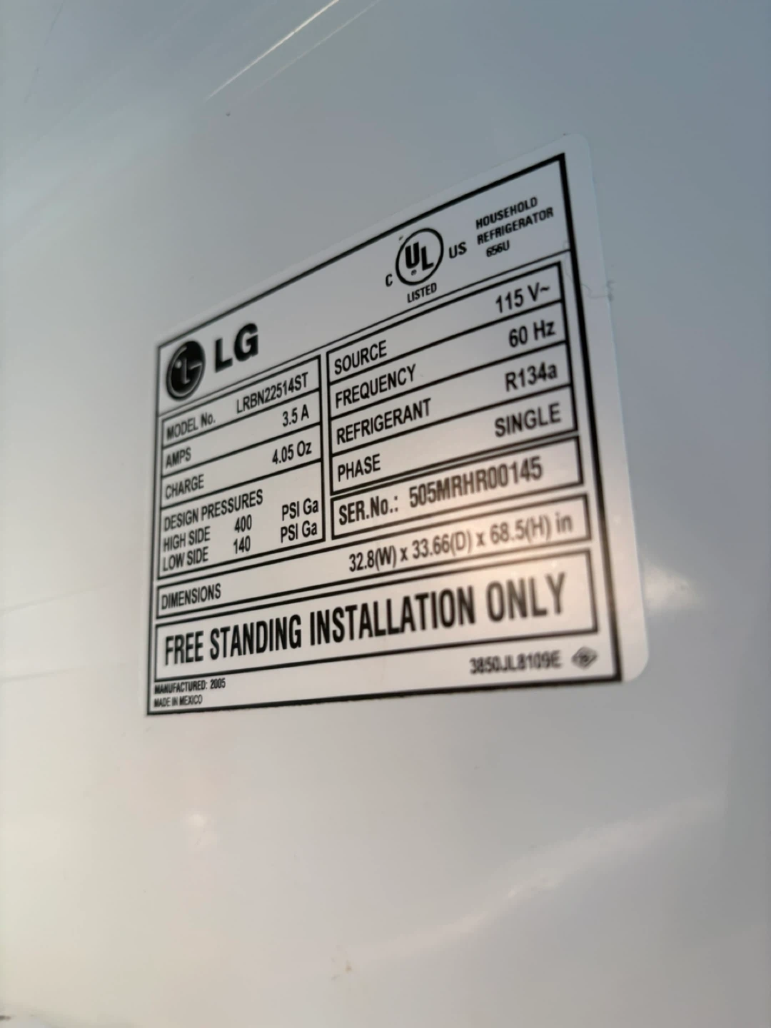 LG Stainless Steel Refrigerator with Freezer Drawer - photo 4