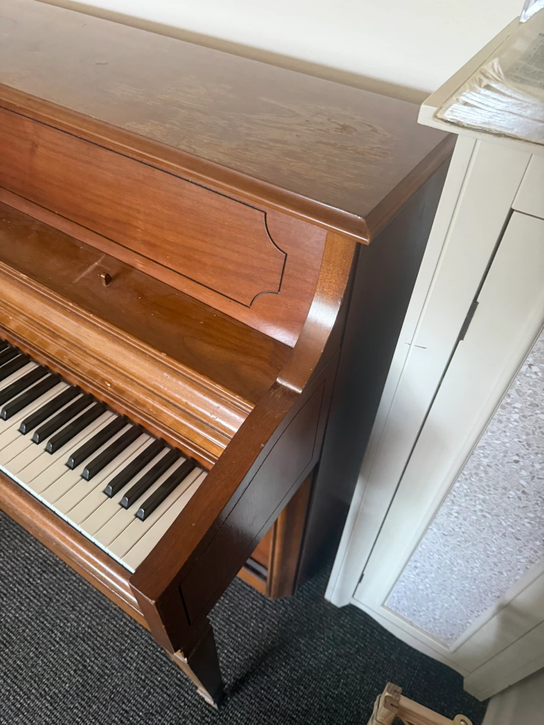 FREE upright piano with bench - photo 5