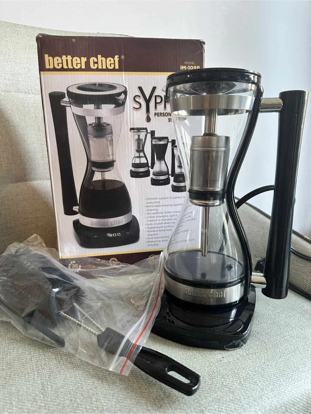 Better Chef Syphon Coffee Maker IM-109B