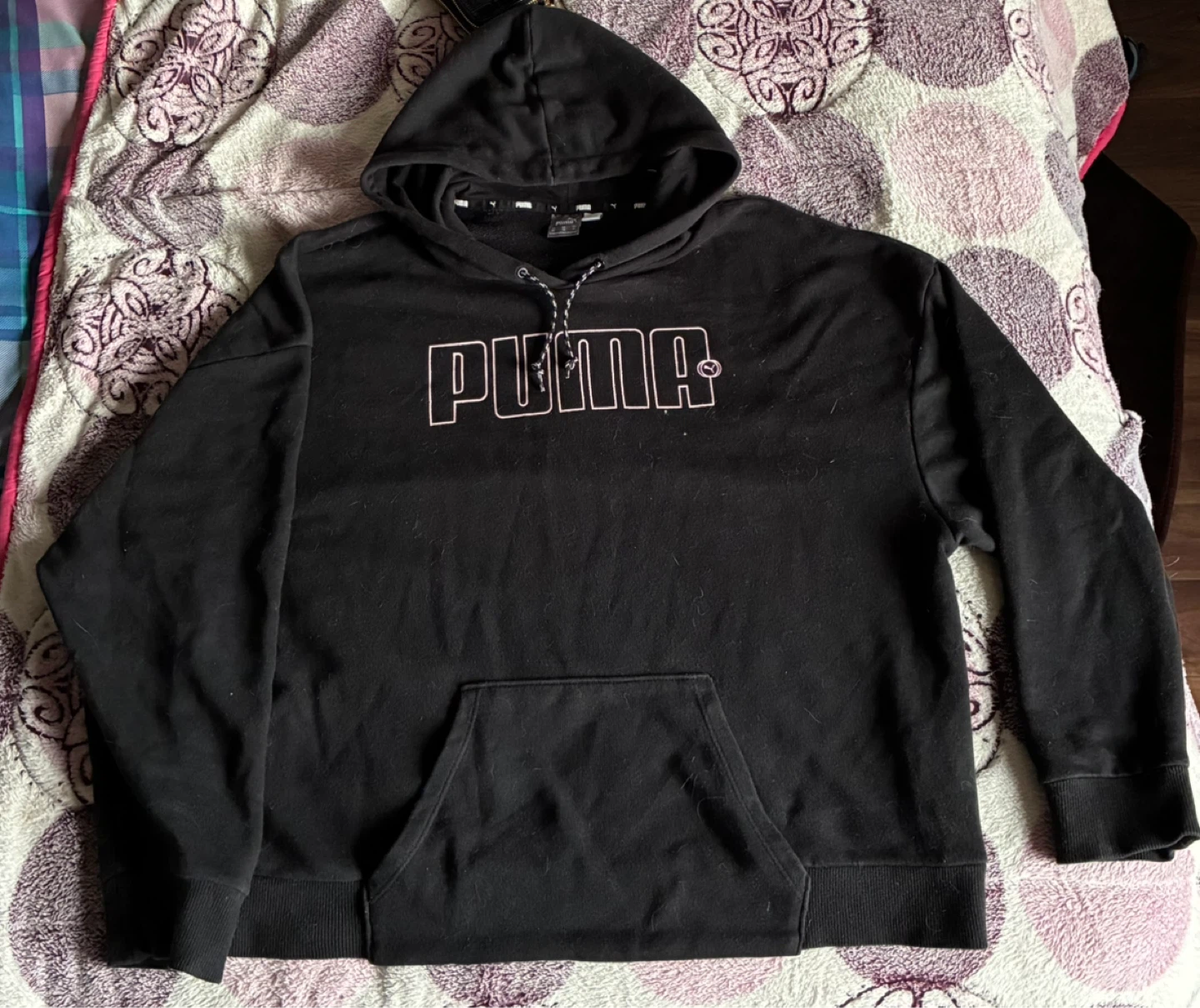 Puma Black Pink Hoodie