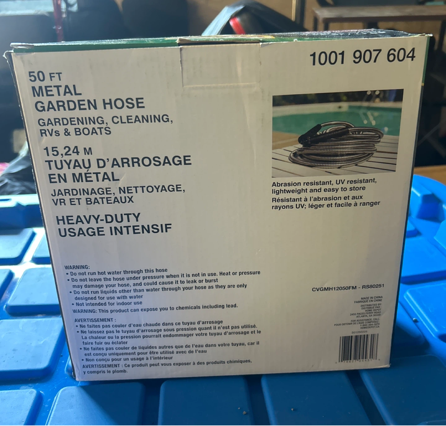 Vigoro 50 FT Metal Garden Hose- Org$50 - photo 2