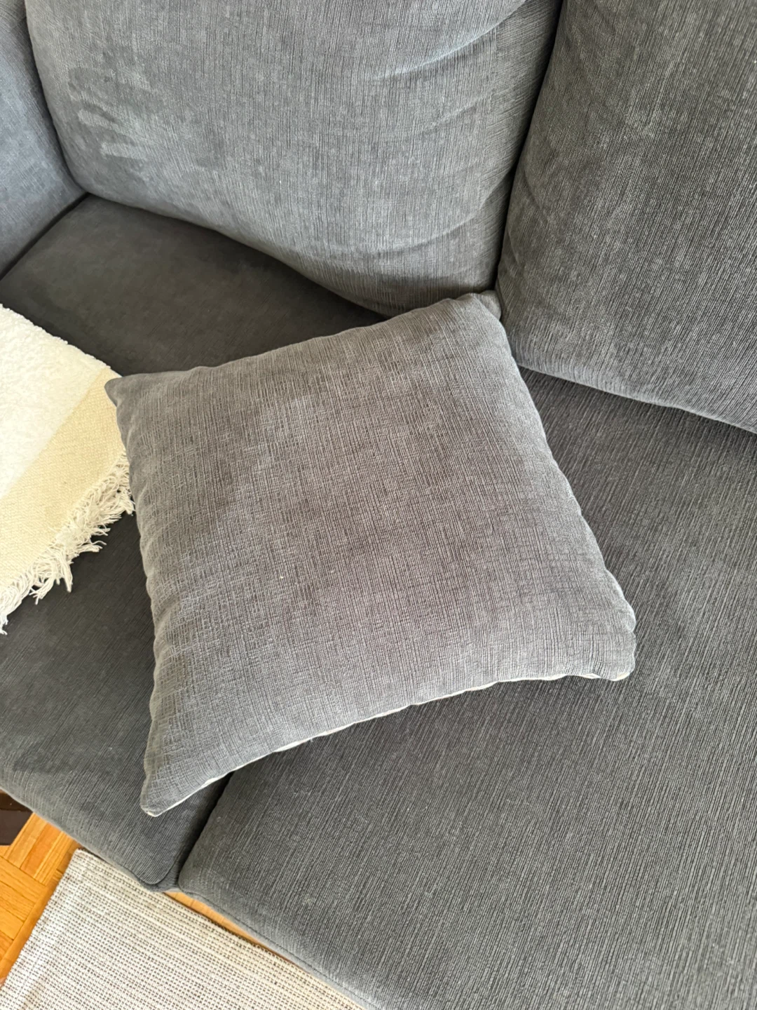 Grey Fabric Sofa - photo 4