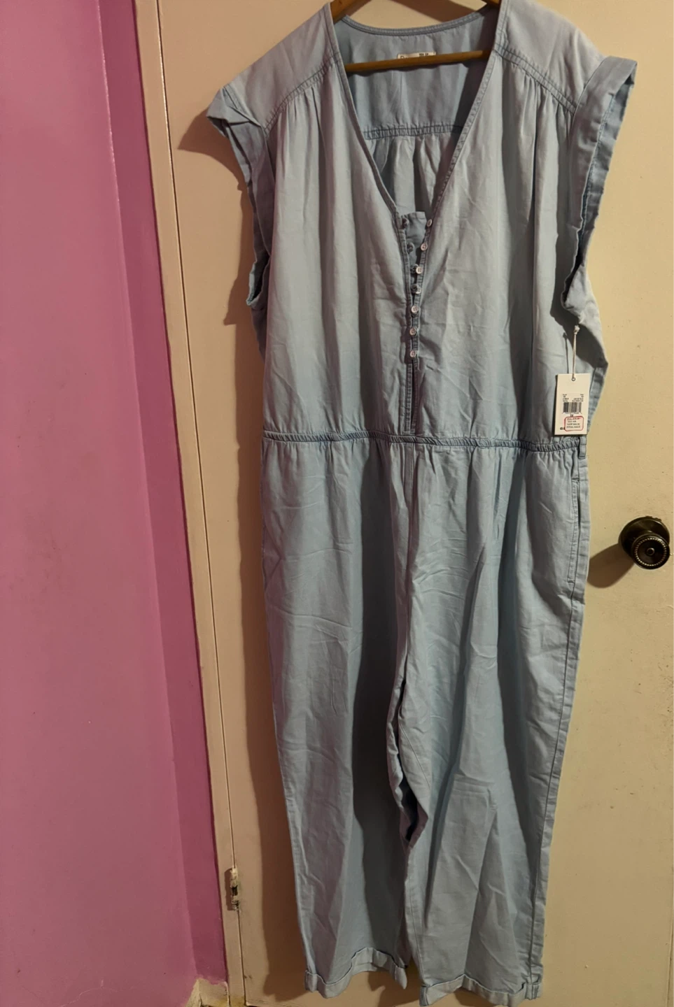 Dex Plus Size 3X Denim Jumpsuit