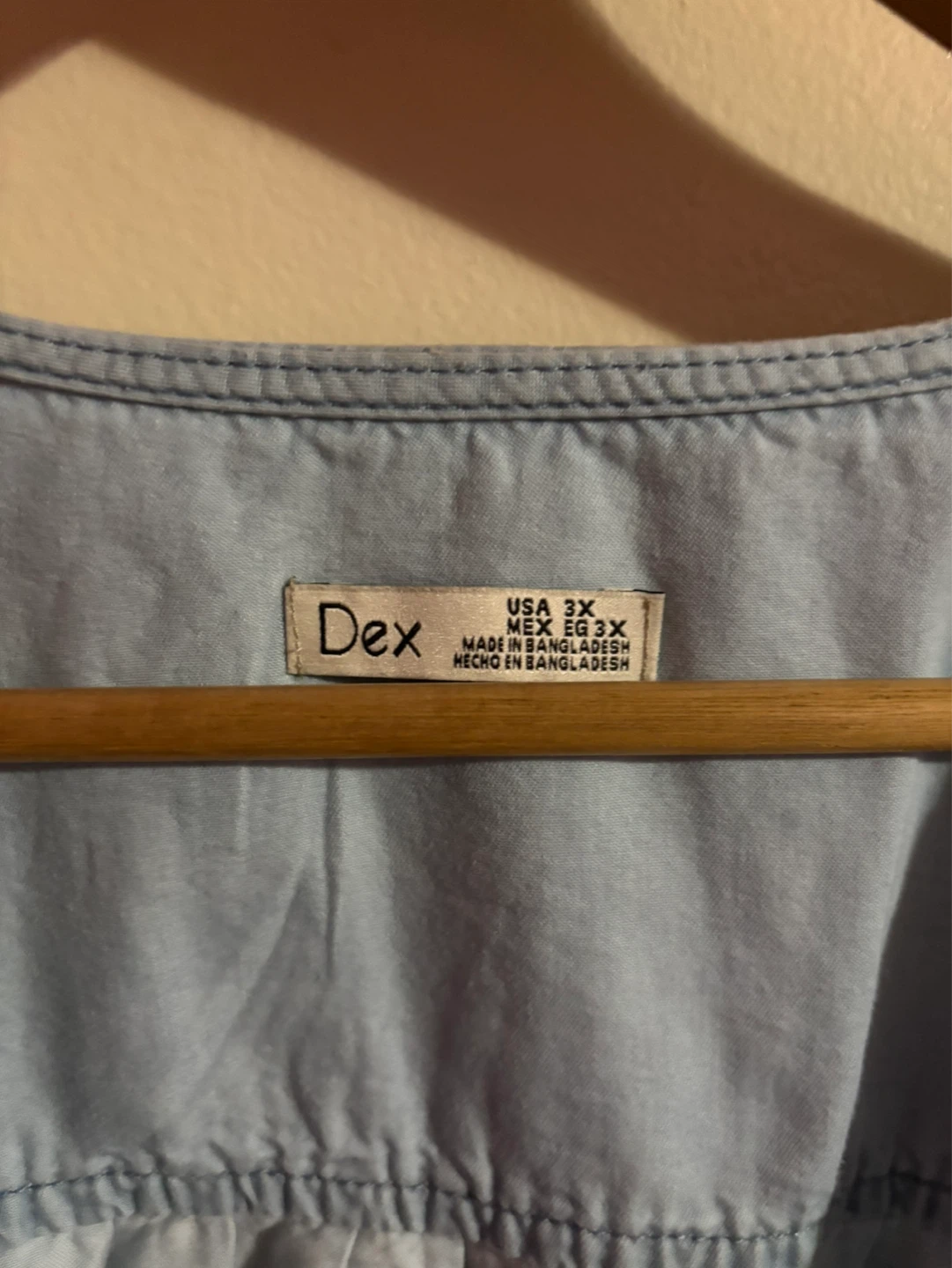 Dex Plus Size 3X Denim Jumpsuit - photo 3