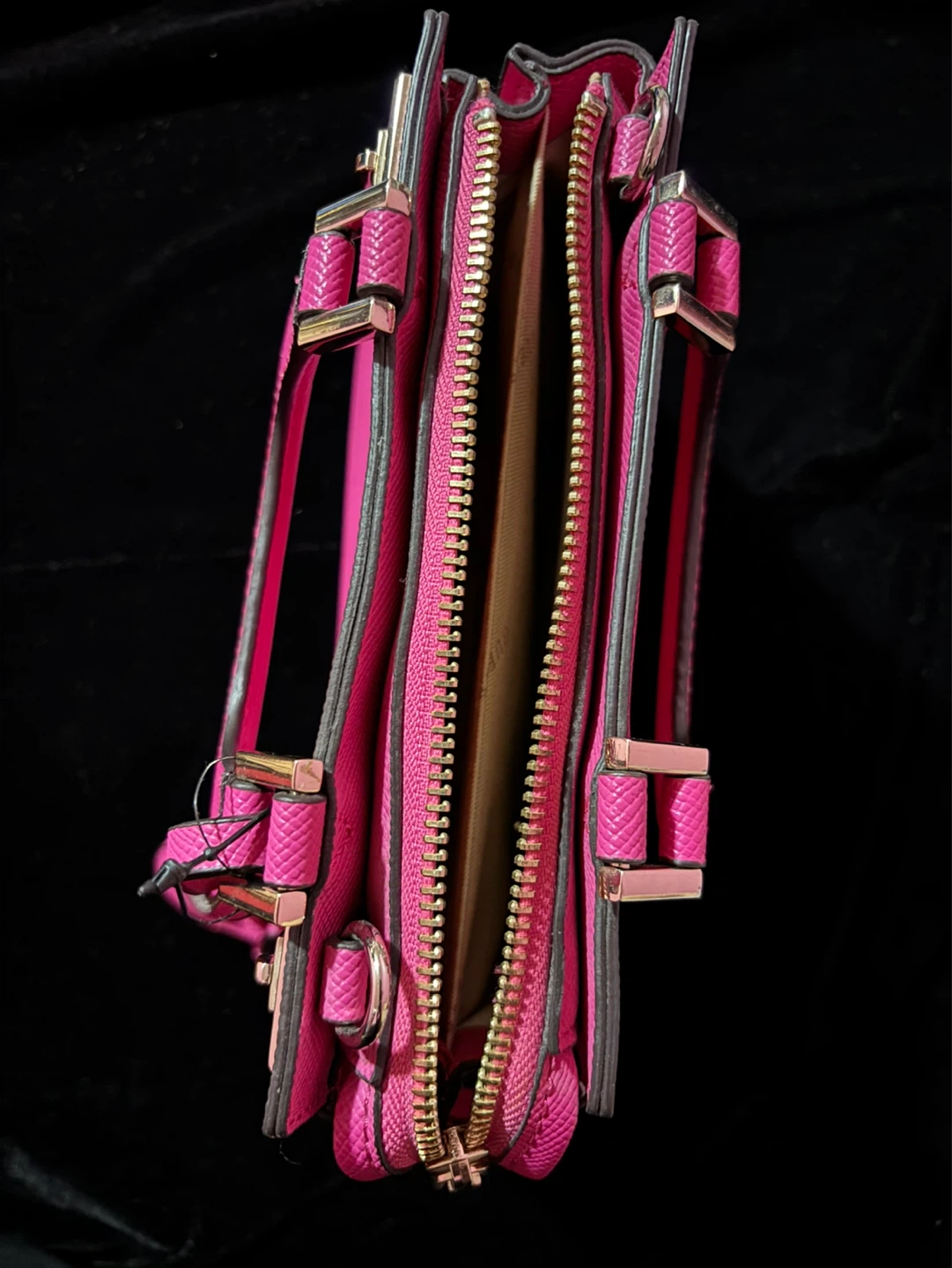 Guess Pink Structured Top Handle Bag - photo 3