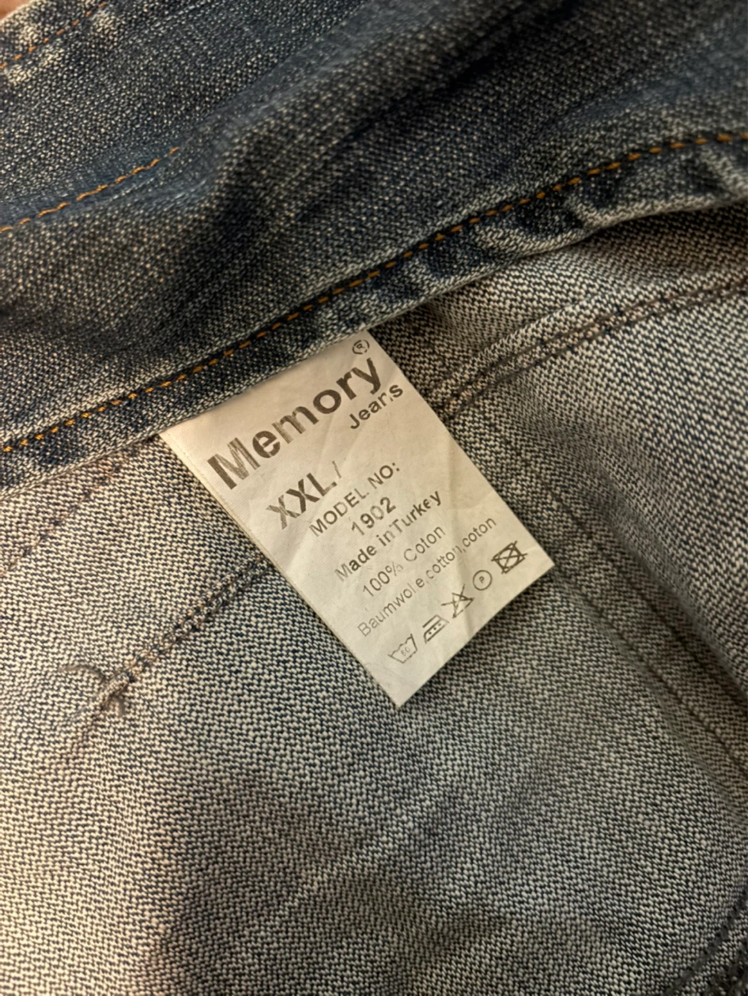 Memory Jeans Denim Jacket Size XXL - photo 3