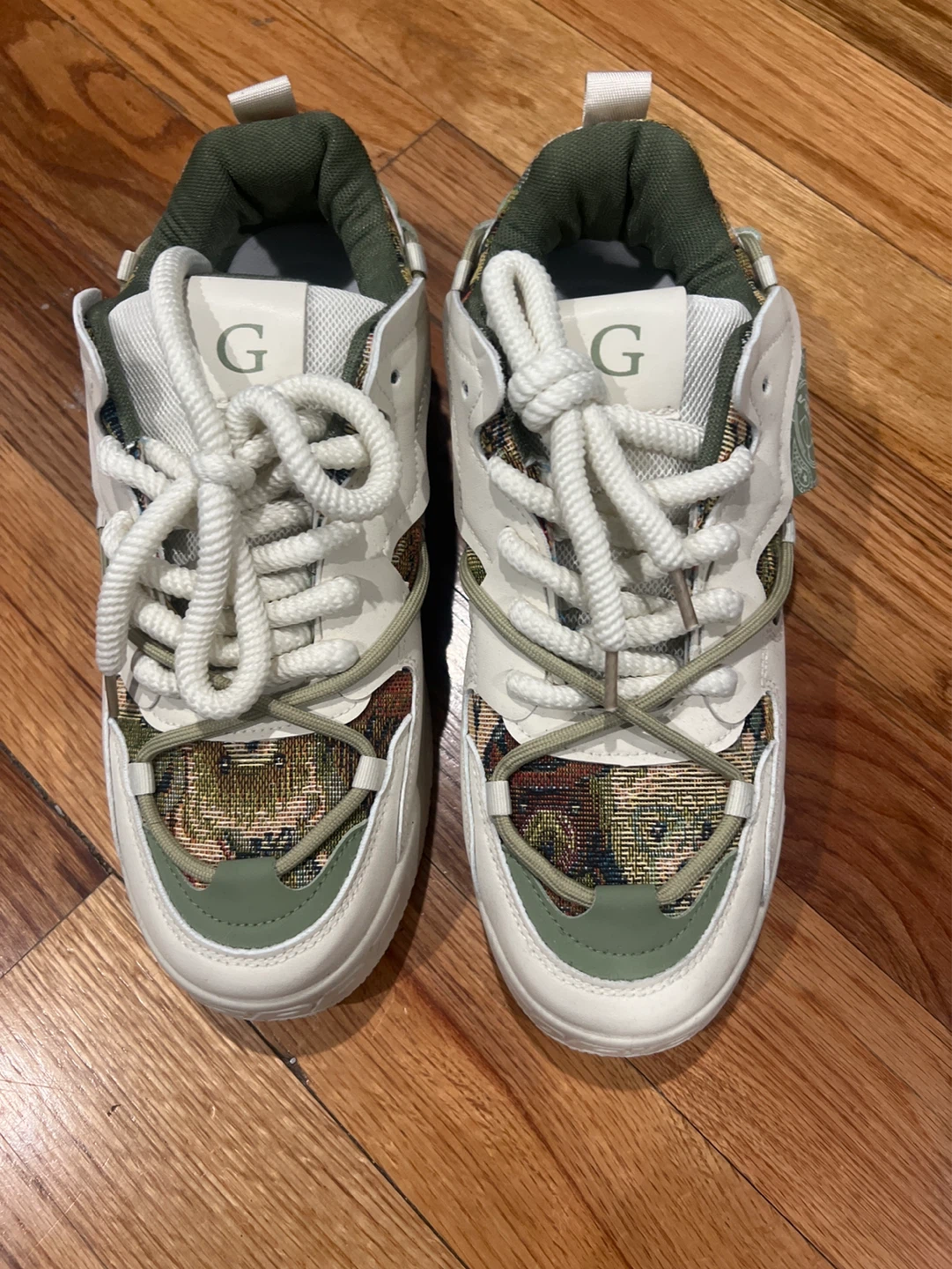 GAISIMA "G" Logo Tapestry Sneakers - EU 45.5