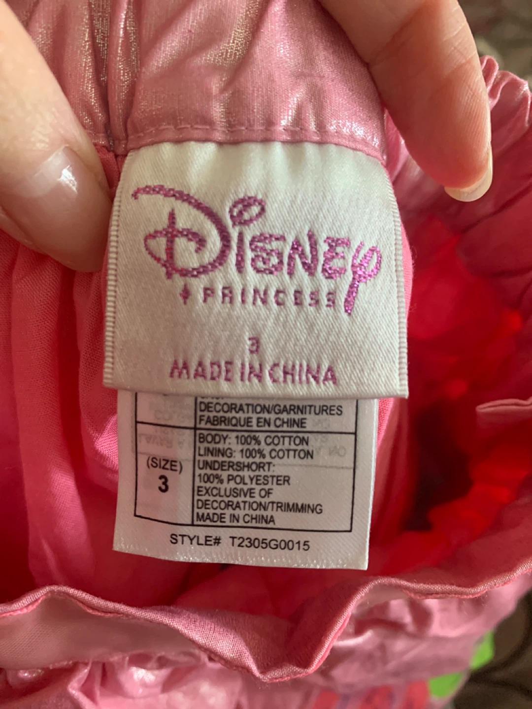 Disney Princess Pink Skirt Tutu Size 3 - photo 4