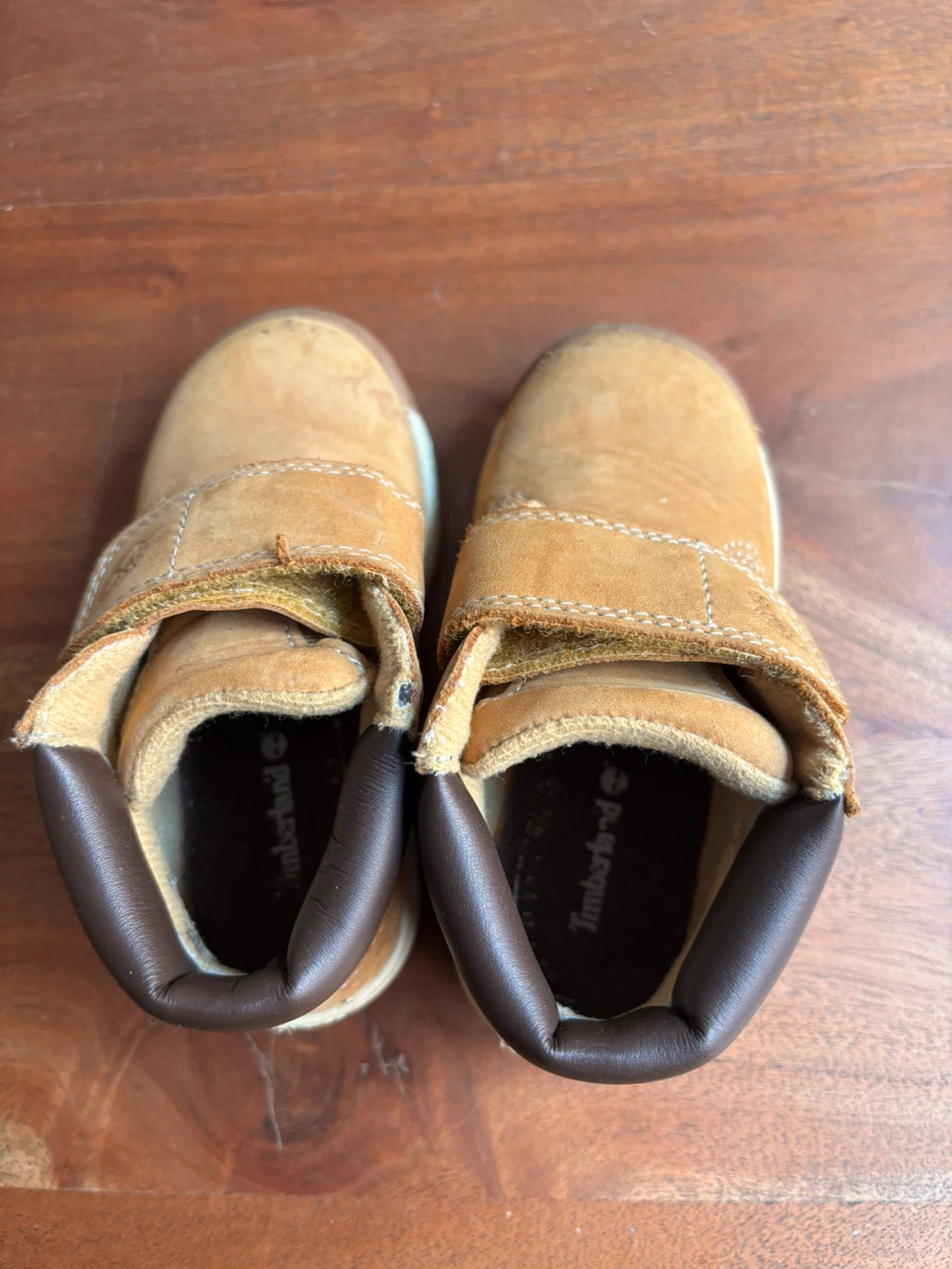 Timberland Toddler Boots Size 9 Tan Suede Hook and Loop - photo 2