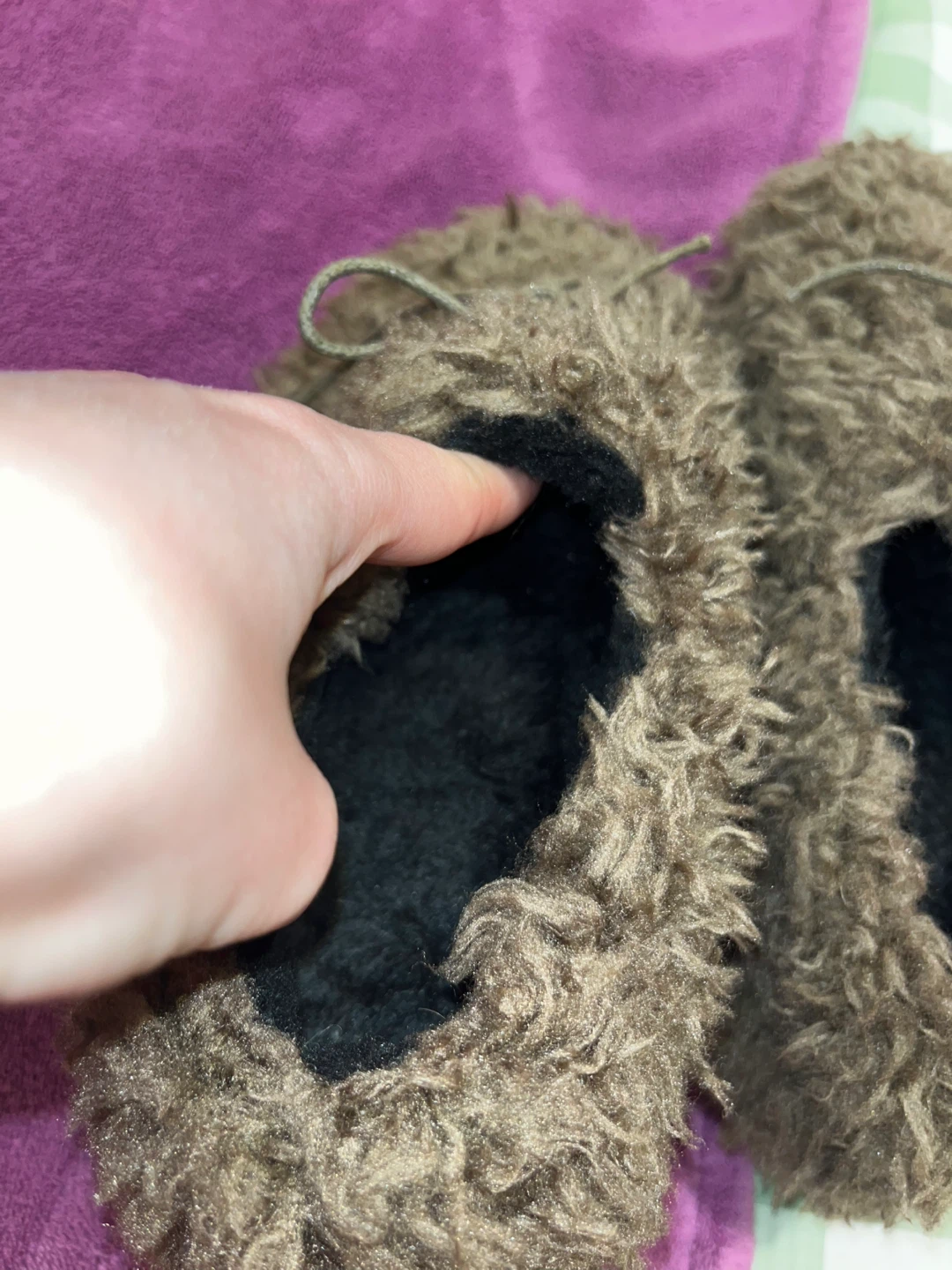 Brown Fuzzy Slippers - photo 5