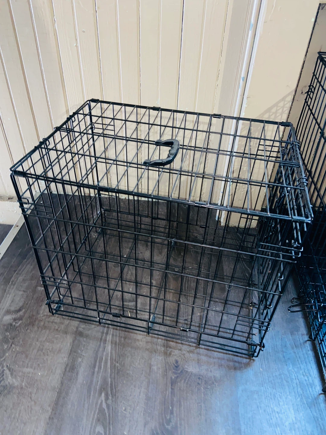 Black Wire Dog Crate