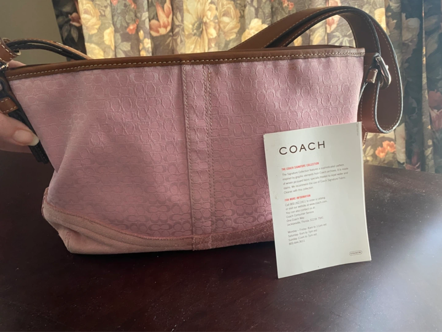 Coach Pink Signature C Hobo Shoulder Bag - photo 2